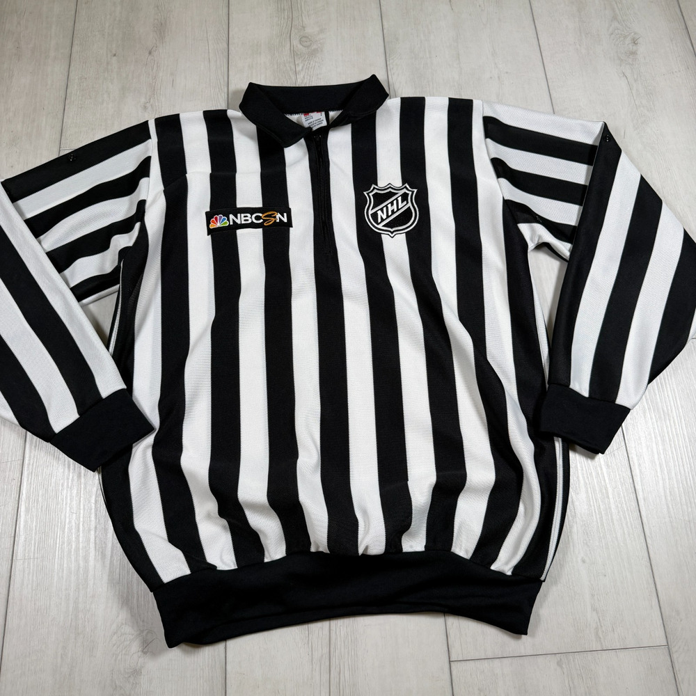 NHL CCM NBCSN Linesman Referee Hockey Jersey Size Adult Large